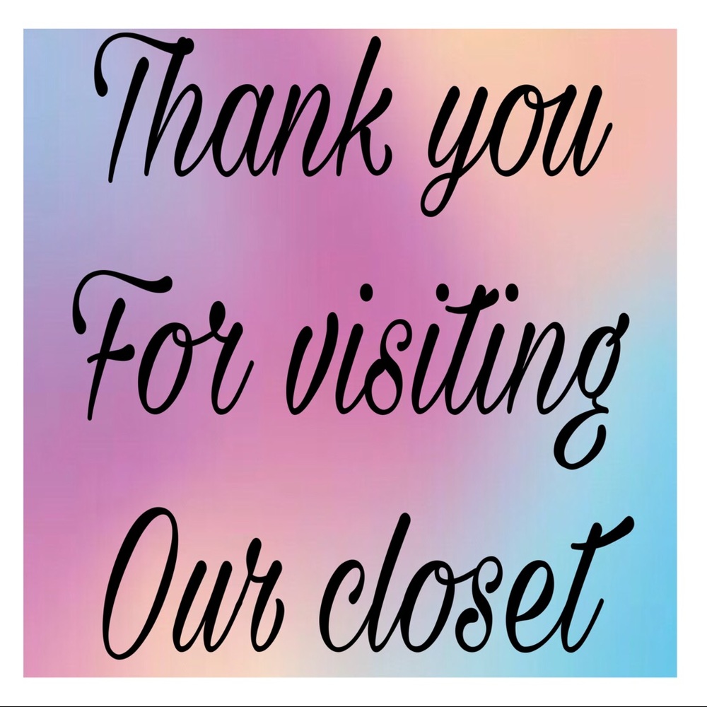 Thanks for visiting our closet